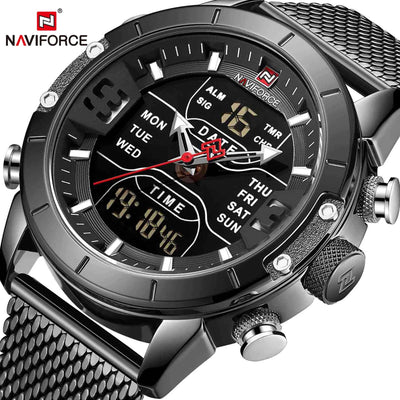 Original naviforce with Black Shepard Chain image 0