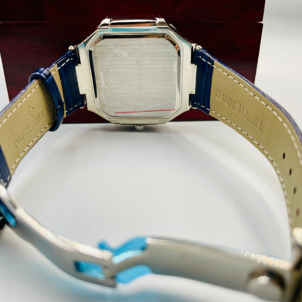 P.P Black Belt With Black Dial