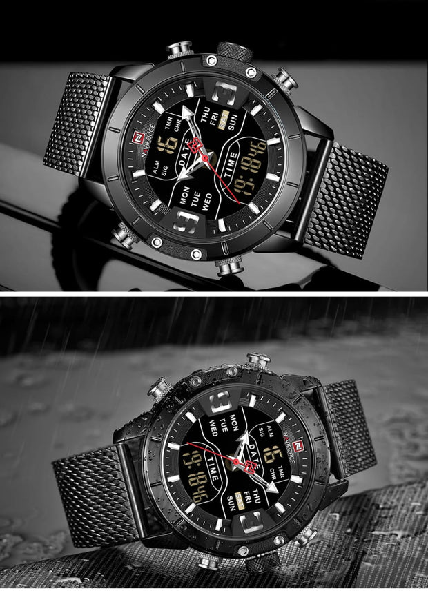 Original naviforce with Black Shepard Chain image 2