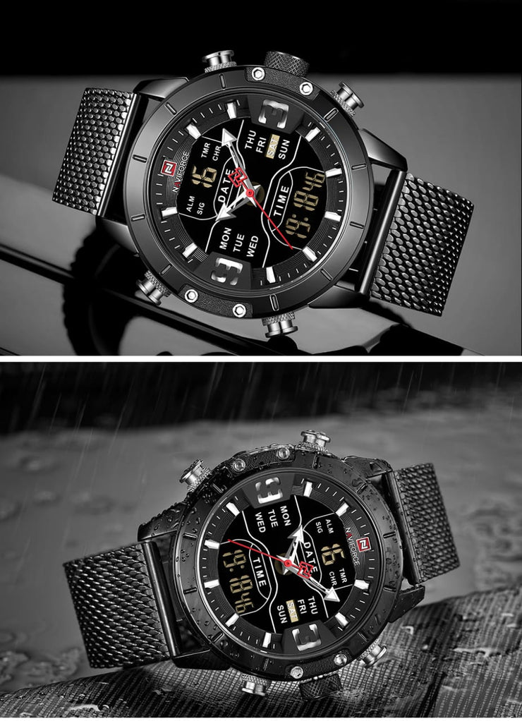 Original naviforce with Black Shepard Chain image 2