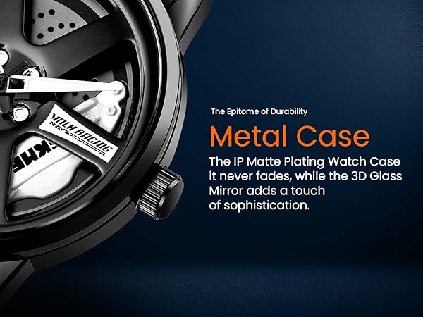 SKM  Watch BLACK CHAIN WITH WHITE PEDAL image 2